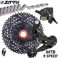 ZTTO-desviador trasero para bicicleta de montaña, juego de 9 velocidades, 1x9, Cassette K7, piezas de piñón para m370, m430, m590, DEORE, sistema de manivela única
