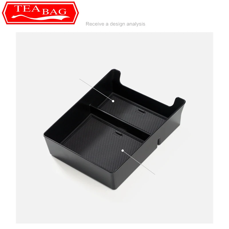 For Zeekr 009 2022-2024 Car Styling Center Console Organizer Storage Interior Armrest Storage Box Auto Modified Accessories