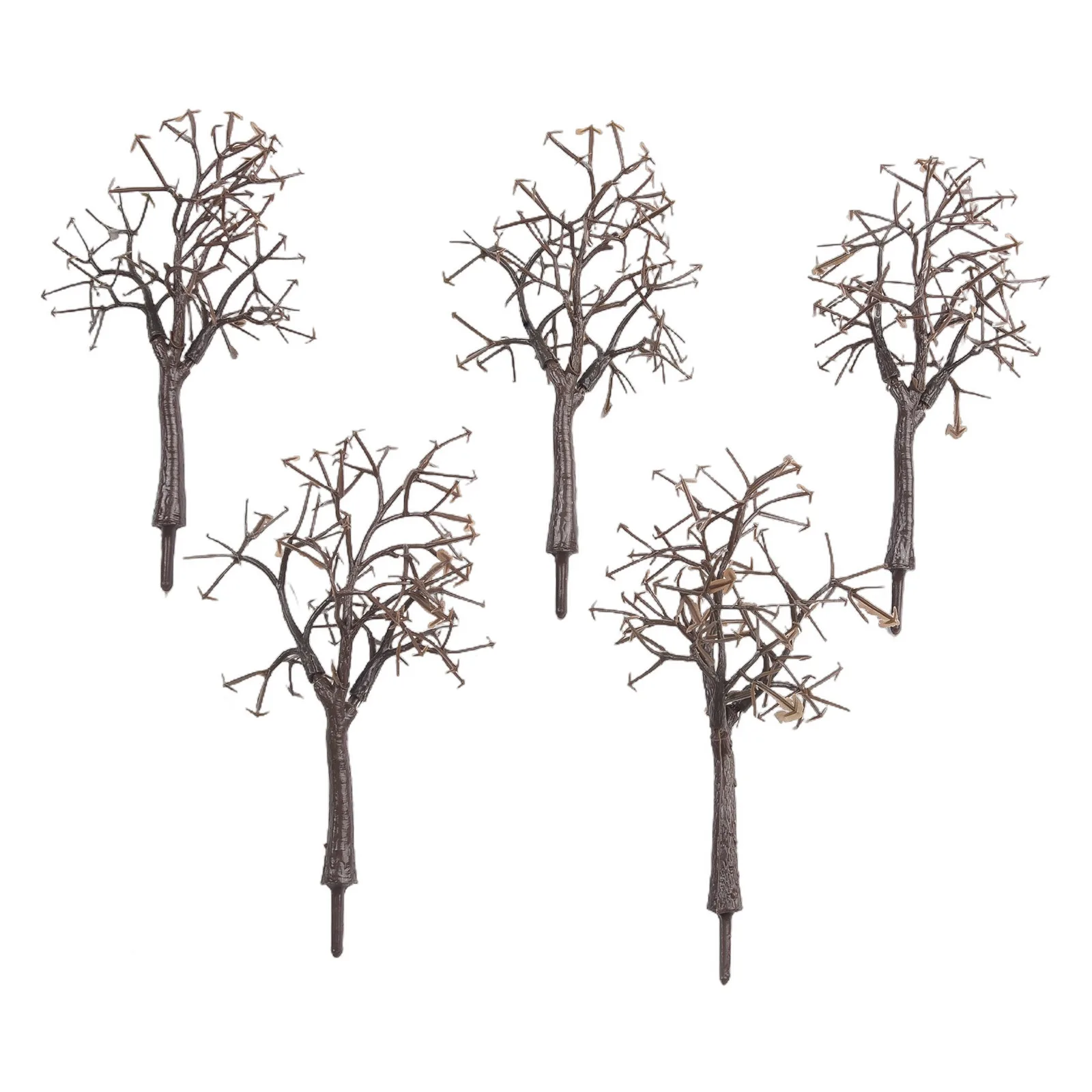 10pcs 12cm Model Trees Scenery Landscape Decor 1:75 Model Bare Tree Trunk Train Layout Tree Building DIY Decoration