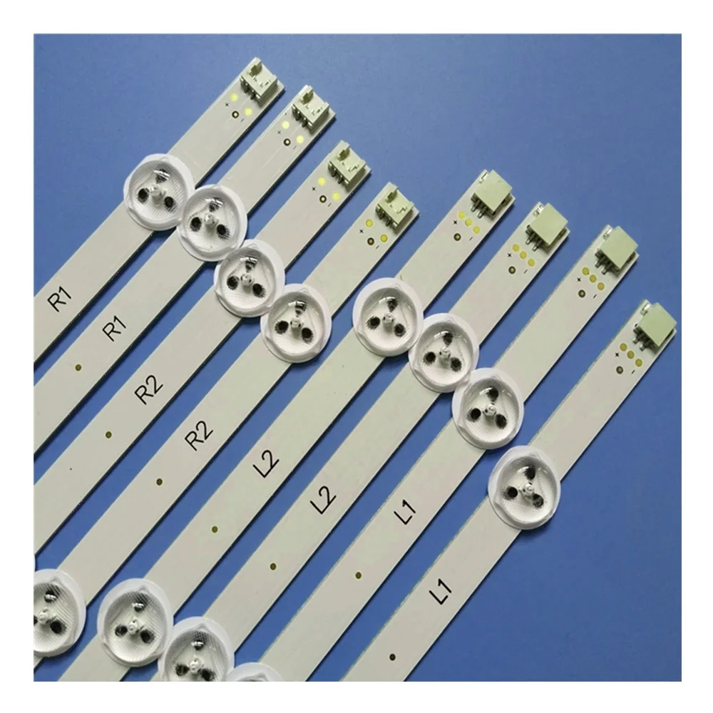 8 Pcs Led Backlight Strip Voor 42L6453B 42L6453DB 42PFH5209 42PFT6309 6916L-1588A 1589A 1590A 1591A 6916l-1455B 1456B 1457B 1458B