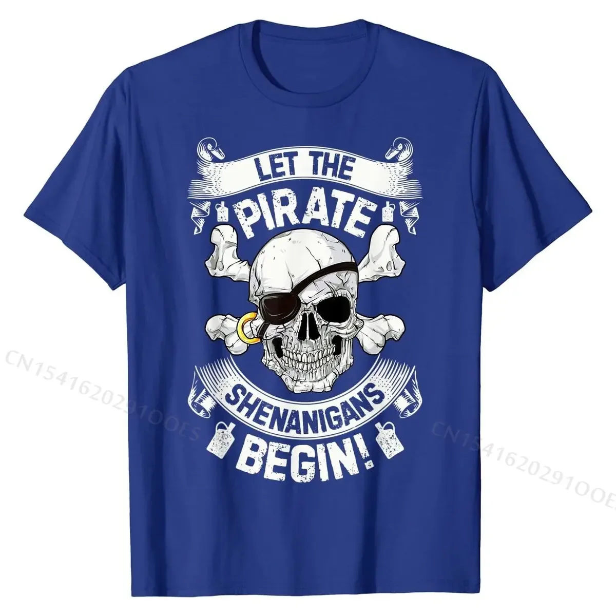 Let The Pirate Shenanigans Begin Shirt  Roger Men Gifts Cotton Men's Tops Shirt cosie T Shirt  Cute