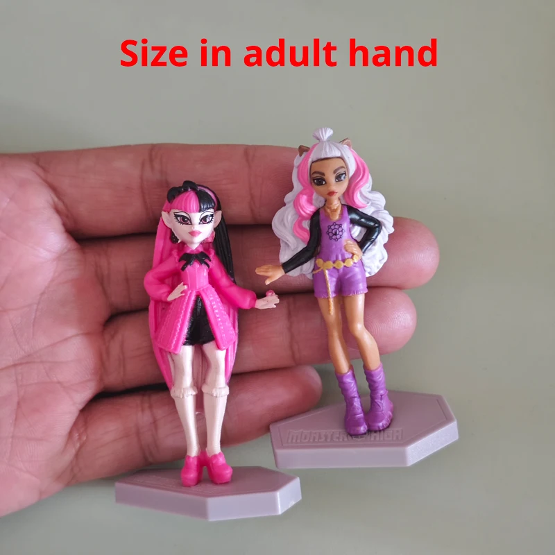 Original MT Monster High MH BB Figure with Base Surprise Doll Kawaii Cute Model Rare Limited Collection Toy Gift for Kid Girl