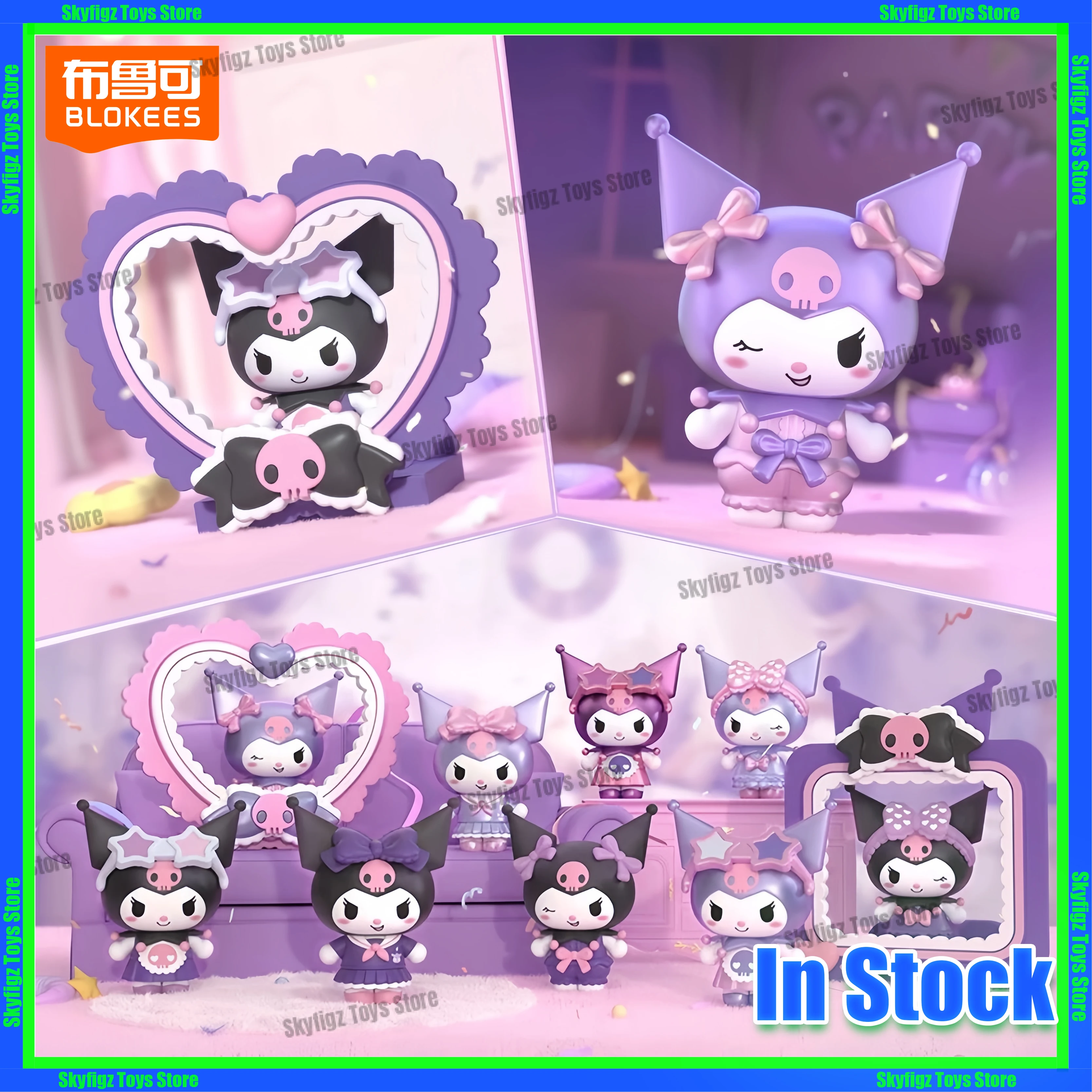 

In Stock Blokees Sanrio Tadou Coolomi Assemblage Cute DIY Toy Gift Blind Box Magnetic Action Figure Collection Gift