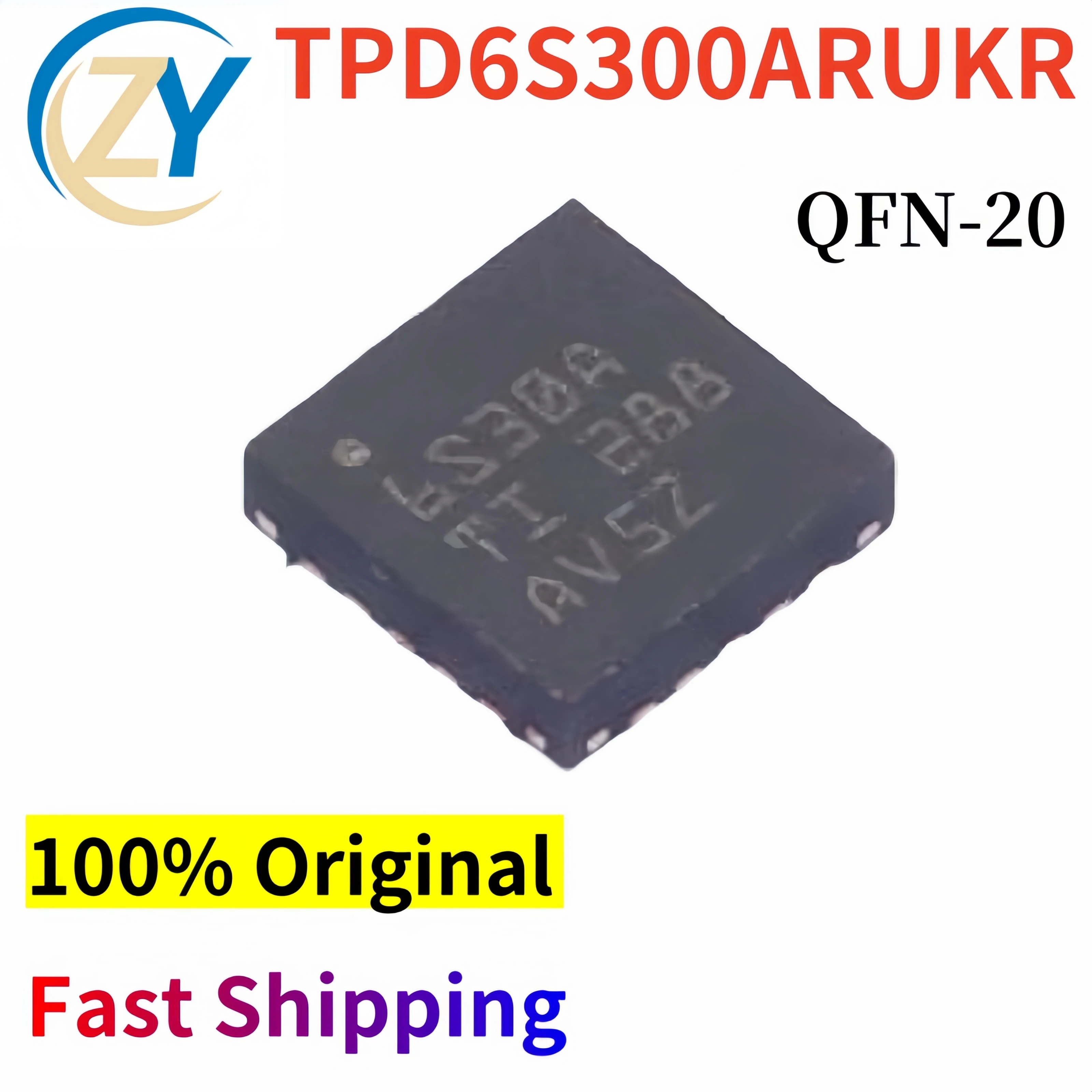 (2pcs) TPD6S300ARUKR TPD6S300 USB Interface ICs WQFN-20 100% Original & In Stock