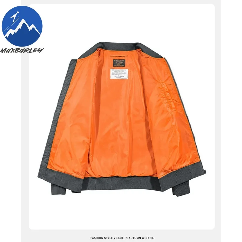 Maxbarley Tooling Baseball Jacket Men 2025 Autumn Fashion Cotton Wear-resistant Windproof Jackets Man Hiking Hunting Pilot Coat