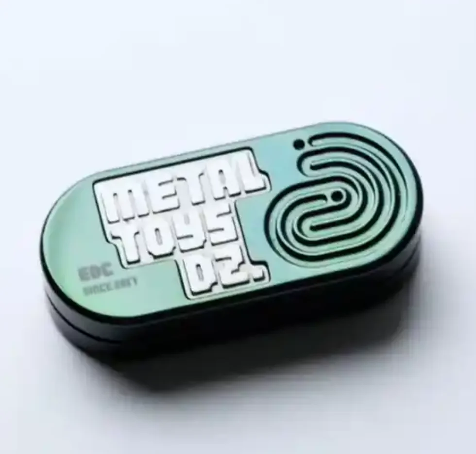 Used EDC Dz+topb zirconium green greedy snake fidget slider decompression toy