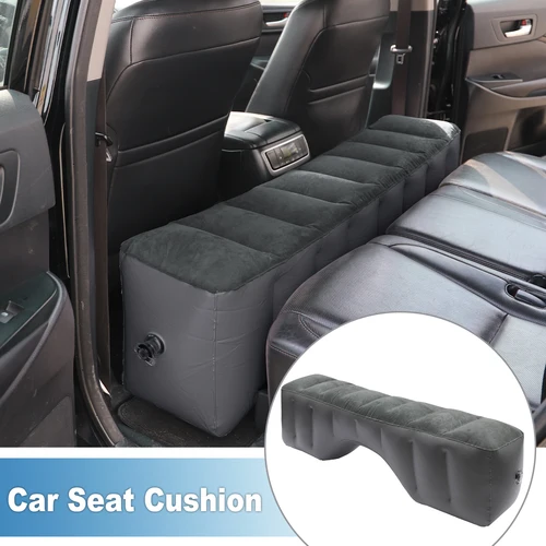 Imagen 2 del producto UXCELL-colchón de coche cómodo para dormir, almohadilla de aire para asiento trasero, cojín de aire para viajes, accesorios automotrices grises