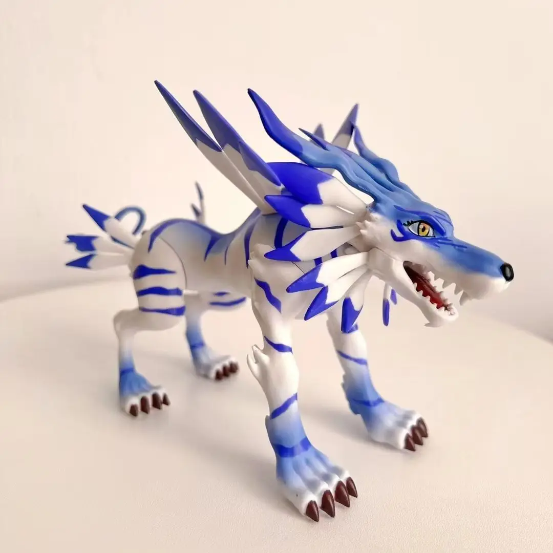 Digitale Monster Garurumon Gk Model Anime Perifere Standbeeld Speelgoed Tide Play Garage Kit Display Gift