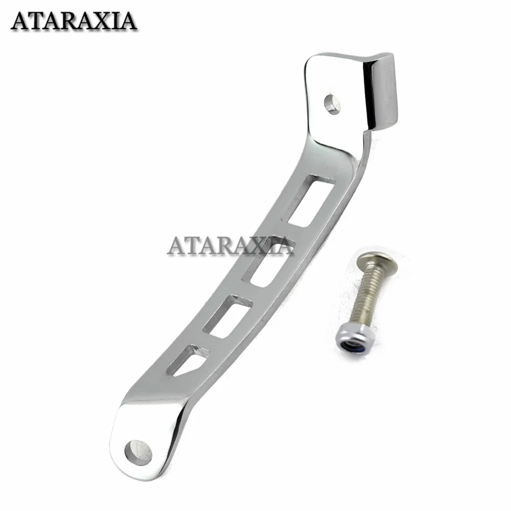 Chrome Motorcycle Foot Pedal Support Stand Kickstand Extension Kit For Harley Sportster XL 883 1200 XLH EFI XLC 1100 Roadster