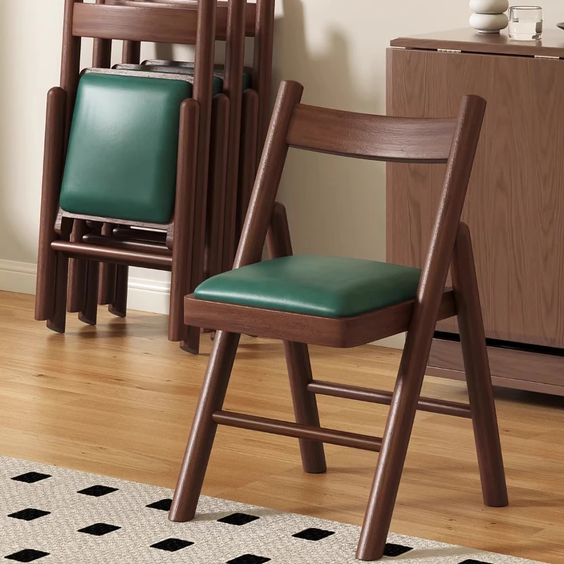 

Design Nordic Wooden Dining Chair Minimalist Foldabl Comfortable Kitchen Chairs Relaxing Sturdy Silla De Comedor Home Furniture