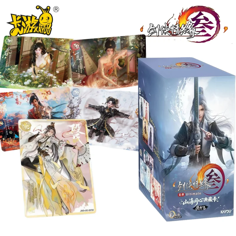 

KAYOU натуральный фехтовальщик романтика 3, серия игровых карт аниме периферийные игры коллекция флэш-карт игрушки подарок оригинальная коробка