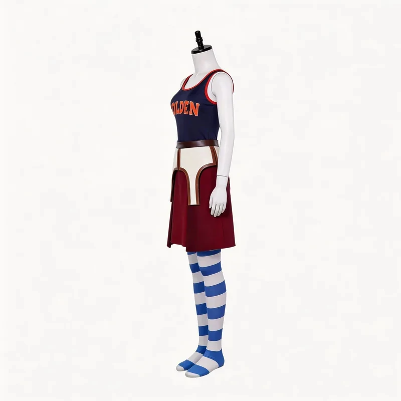 

ADFF152026 Miss Golden Week Marianne Cosplay Costume Women Fashion Uniform Shirt Vest Full Set Halloween Party Clothing【【【