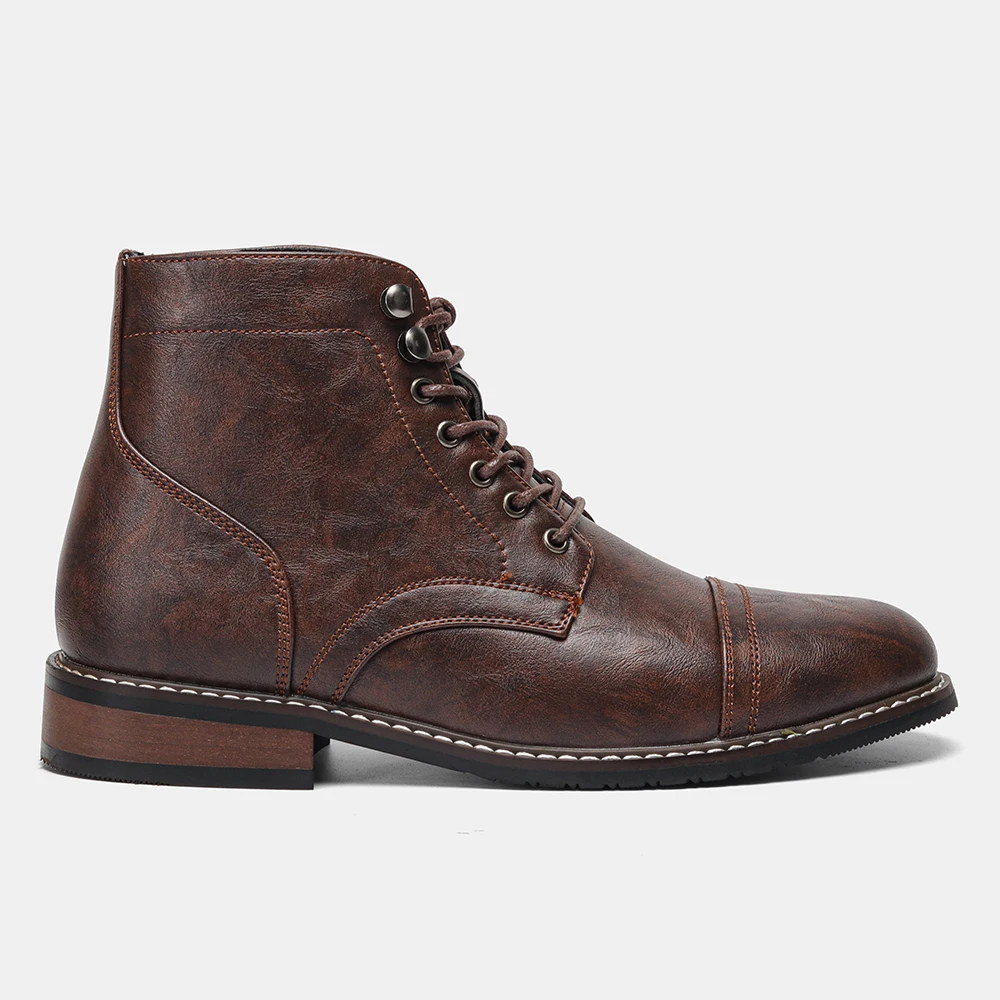 

Кожаные ботинки 2026: Ретро-стиль, комфорт, мода, повседневность, обувь для прогулок на улице