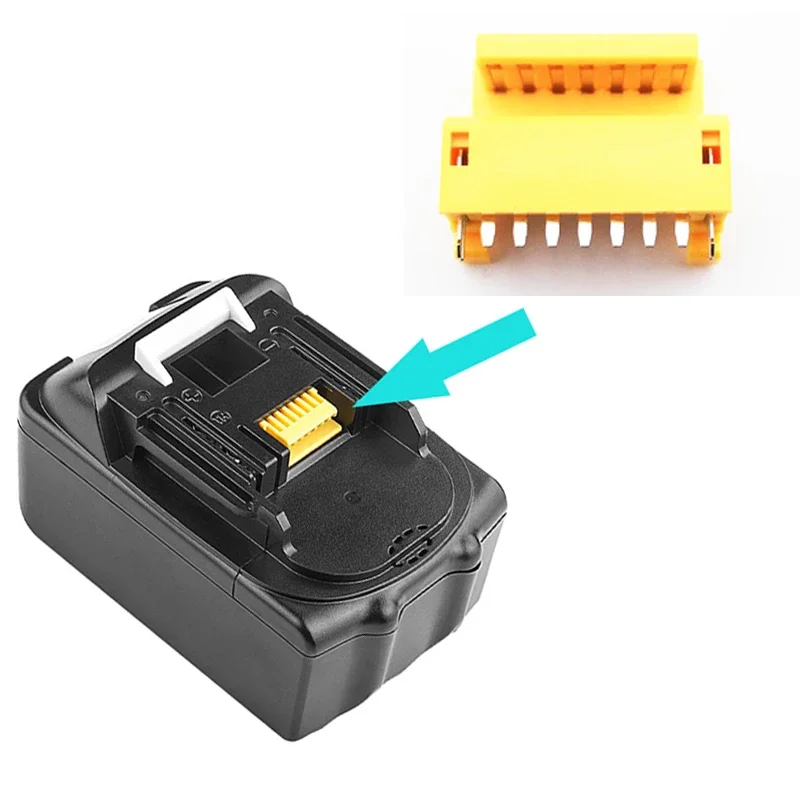 5/10PCS Gelb PCB Lade Schutz Bord Stecker Terminal Verdrahtung Anschluss Terminals Für Makita 14,4 V 18V BL1850 BL1830