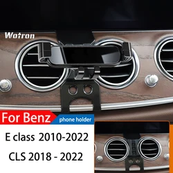Car Phone Holder For Mercedes Benz E Class W213 2010-2022GPS Special Gravity Navigation Mobile Bracket 360 Degree Rotating Stand