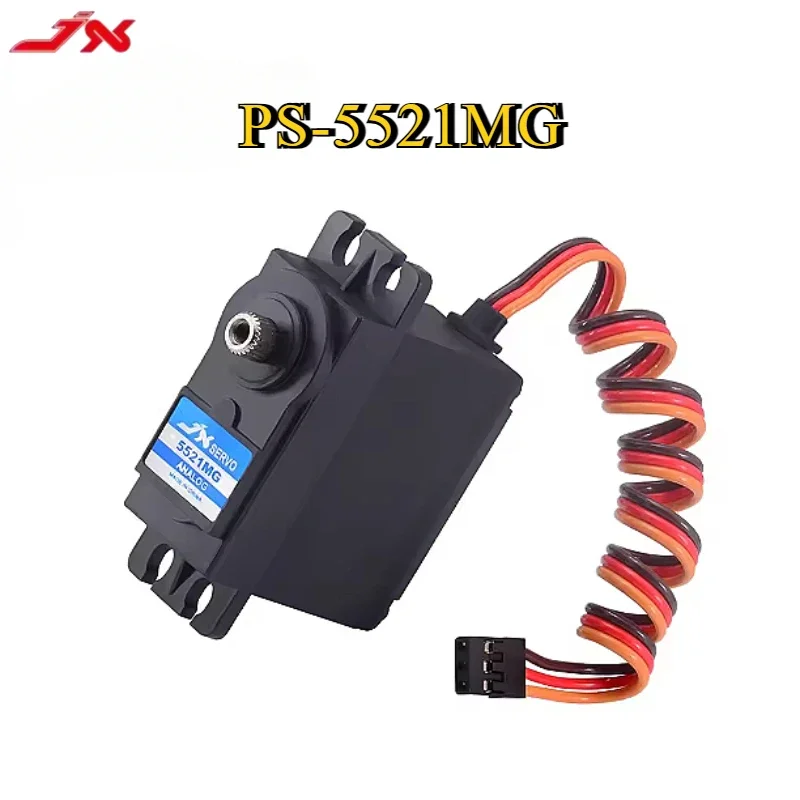 Jx servo PS-5521MG 20kg alto torque metal engrenagem standrd servo analógico para rc carro robô avião servo modelos rc peças de reposição