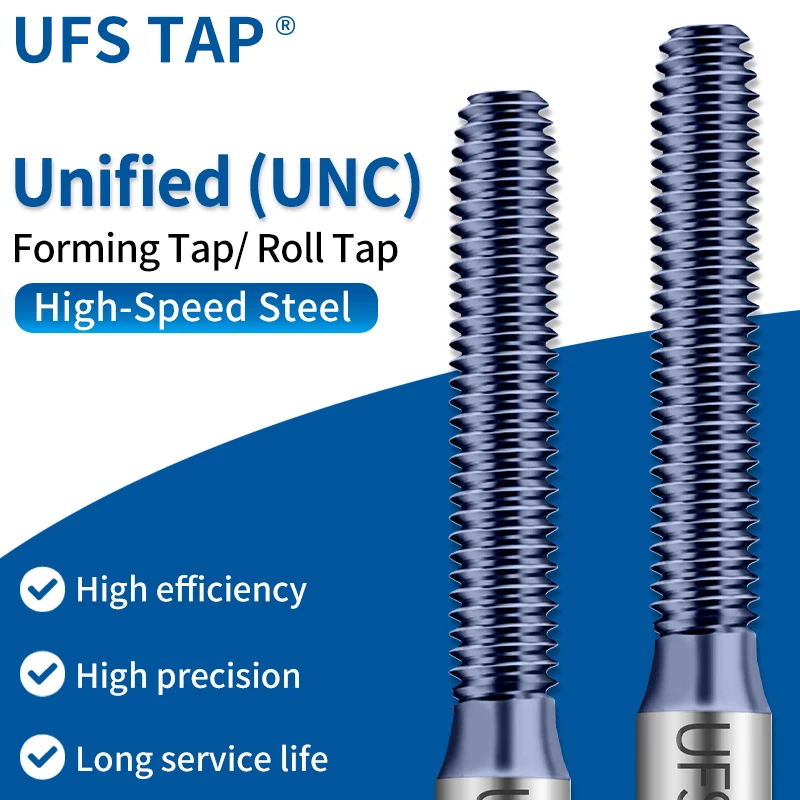 

UFS TAP CNC HSSE-M42 Tap Spiral Straight Flute Fluteless Machine Thread Forming Coated Hardness M2 M3 M4 M5 M6 Metal Tool 1PCS
