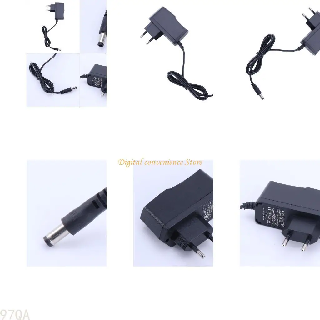 

97QA EU Plug 1000mA 12V 1A AC for DC Plugtop Power Adapter Supply