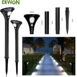Solar Light Outdoor RGB Waterproof Ground Lamp Solar Path Lights with Motion Sensor LED Lighting for Lawn Yard Garden Landscape