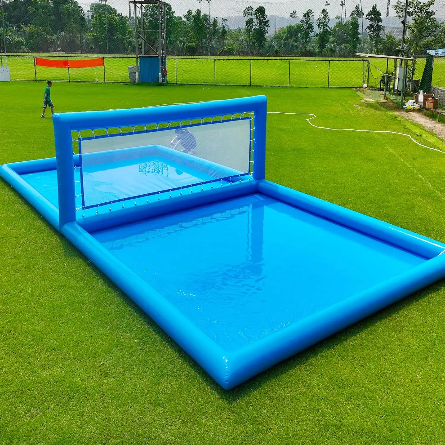 Durable Inflatable Outdoor Water Volleyball Court Family Reunions Competitions APEX Brand 3-Year Warranty CE Certified