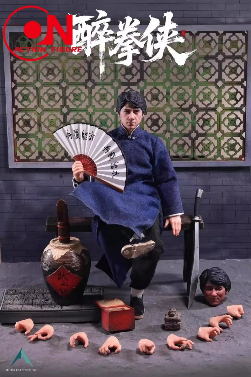 Mountain Studio 1/12 مقياس الكونغ فو ستار عمل الشكل مجموعة كاملة 6 "ذكر الجندي عمل نموذج لجسم