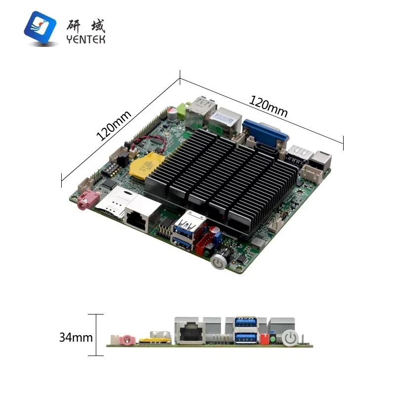 T41 industrial control motherboard J4125 mini ITX computer industrial all-in-one machine NUC small dual COM port 12X12