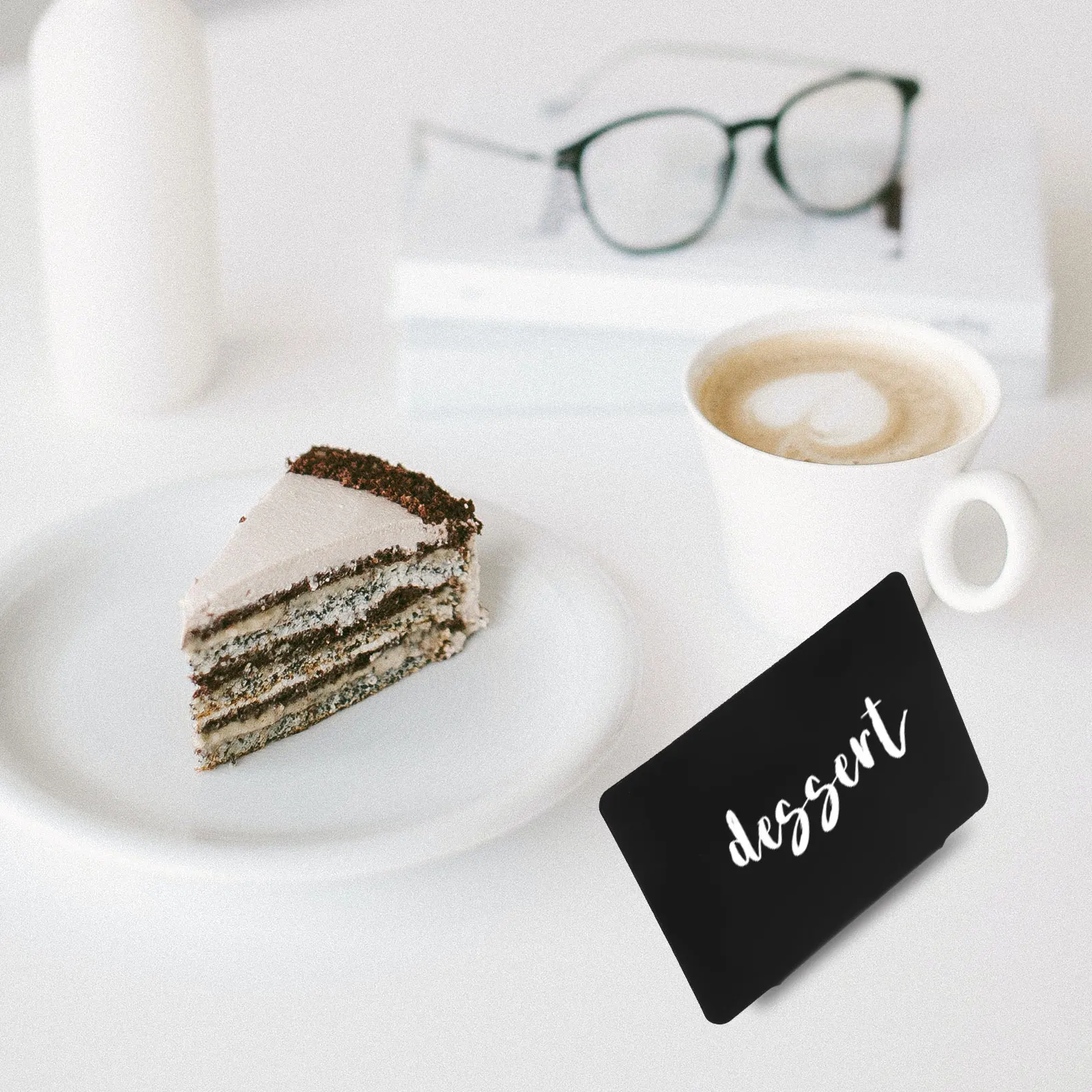 

6pcs Small Blackboard Price Tags Hanging Type For Restaurant Menu Display Chalkboards Pantry Organization Labels Rewritable Food