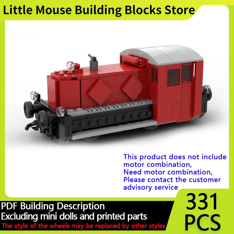 

City Car Model MOC Building Bricks Railway Br 310 Retro Locomotive Modular Technology Gifts Holiday Assemble Children Toys Suit