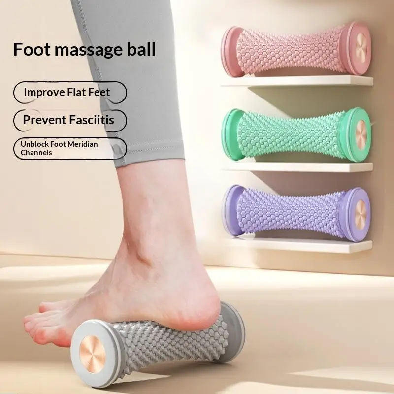 Foot Massage Roller Plantar Acupressure Shiatsu Massager Yoga Massage Ball Muscle Relaxation Care Feet Massage Tools