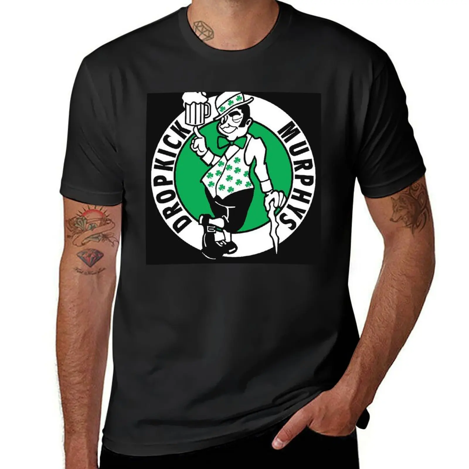 Dropkick murphys T-Shirt Short sleeve tee shirts graphic tees mens t shirt graphic