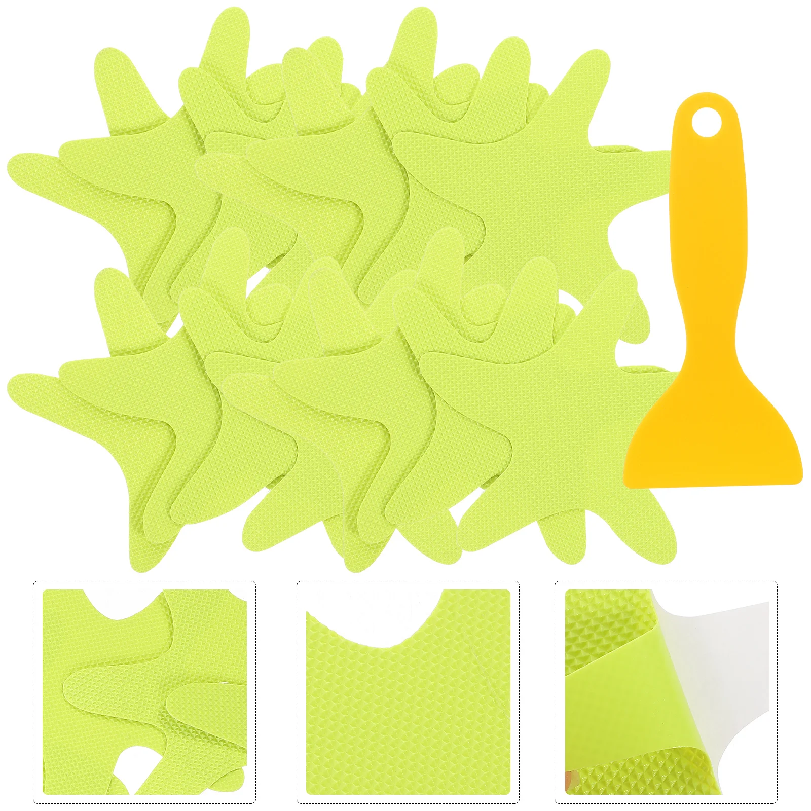 

1Set Anti-Slip Stickers Peva Non-Skid Bathtub Shower Floor Decals for Bathroom Kitchen Stairs Slip-Resistant Surface