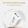 GaN Fast Charging 65W USB Type C Charger EU KR PD 3.0 Quick Charge Wall For Phone Adapter For iPhone 15 Xiaomi Huawei Samsung 4