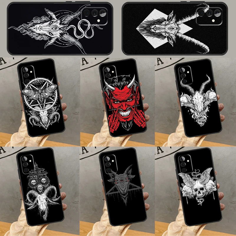 Devil Satan Case For Samsung Galaxy A05 A06 A22 A53 A33 A26 A16 A56 A36 A32 A52 A54 A34 A14 A55 A15 A35
