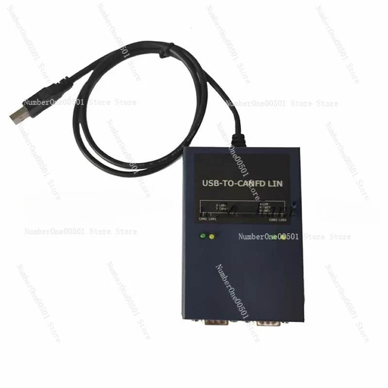 USB-TO-CANFD LIN Compatible with PCANproFD Dual Channel CANFD and LIN Analyzer 12M, available for Windows, linux, Mac