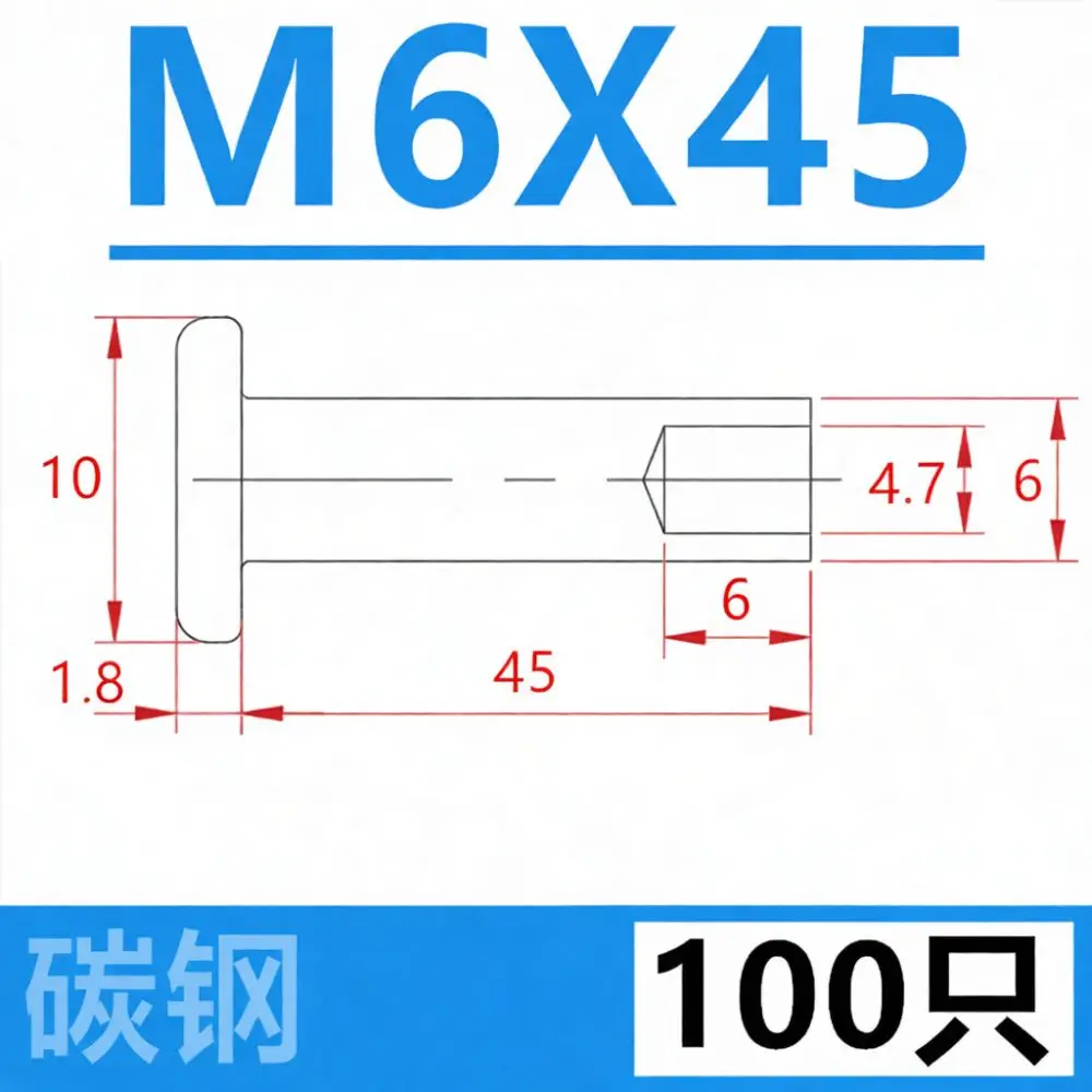 Carbon Steel Semi Tubular Rivets Industrial Flat Head Fasteners For Household Appliance Furniture Assembly Metal Parts M3 M8