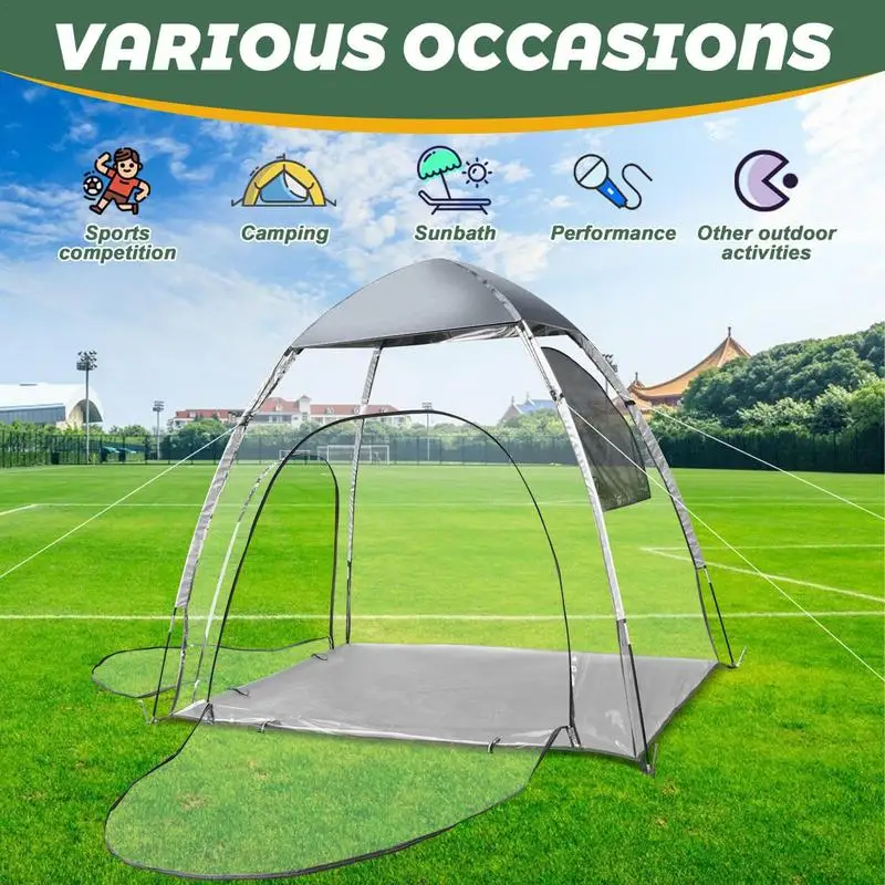 

Sports Tent Transparent Folding 2-3 Person Portable Tent Outdoor Windproof Quick Opening Tent Weatherproof Tents For Camping