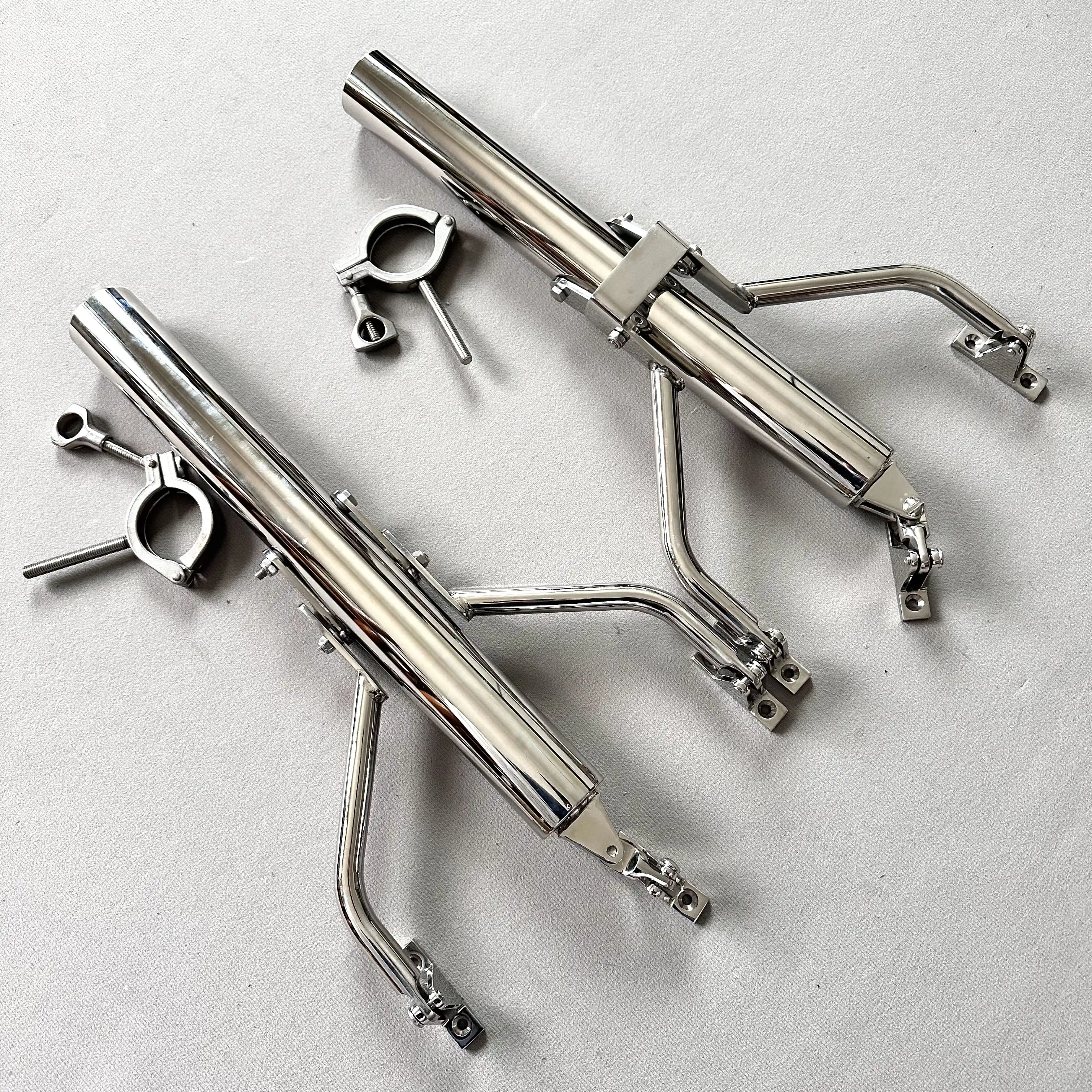 March Boat 316 roestvrijstalen Outrigger hengelhouder met dekbevestigingsbasis voor marinejachthardware