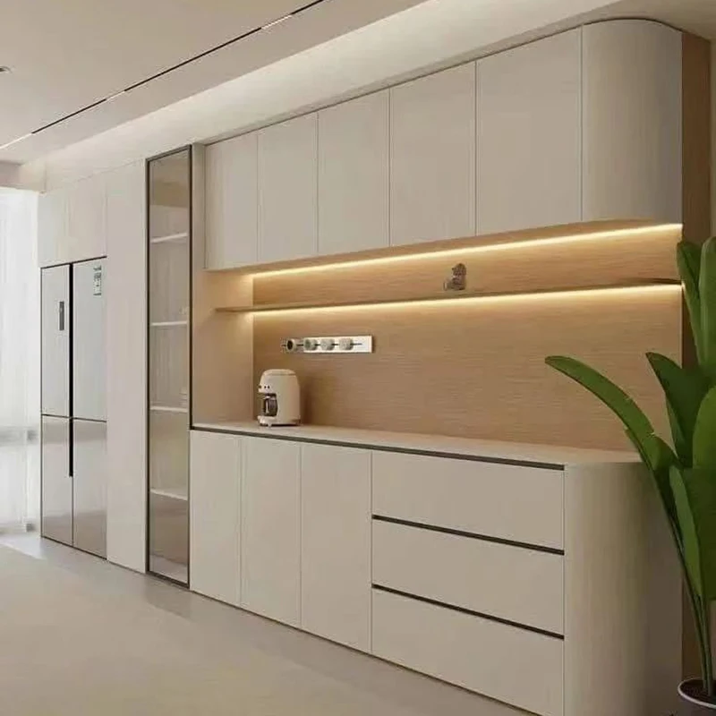 خزانة أدوات المائدة الخشبية البيضاء الحديثة لمنزل الفندق الشركة المصنعة للمبيعات المباشرة القابلة للتخصيص لغرفة المعيشة في المطبخ وتناول الطعام