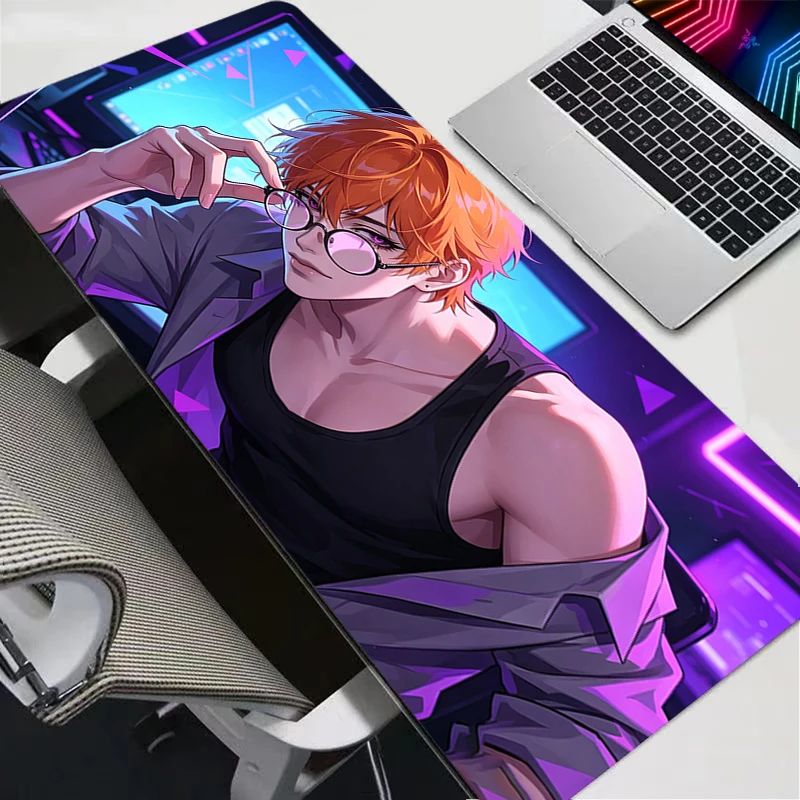 Gaming Accessories Gifts For Men - Cool Anime Man Mouse Pad Gamer