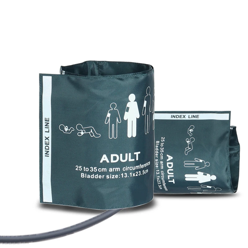 Single Tube Adult Child Infant Neonate Upper Arm Blood Pressure Armband BP Cuff for Sphygmomanometer Patient Monitor Meter B2