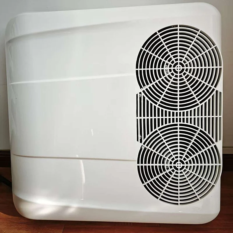 12/24V Dual Fan Universal Roof Parking Air Conditioner Best Selling Vehicle Interior Cooling System Parking Cooler Light Truck