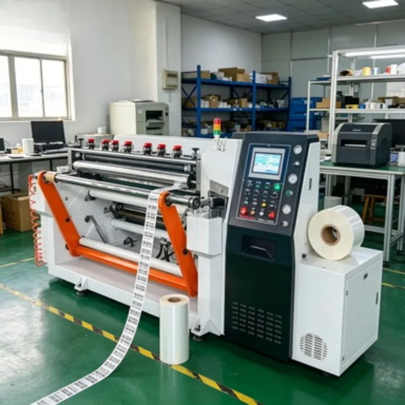 PVC Edge Banding Tape Slitting Machine Slitter Rewinder Slitting Rewinding Equipment for Furniture Edge Banding Roll  