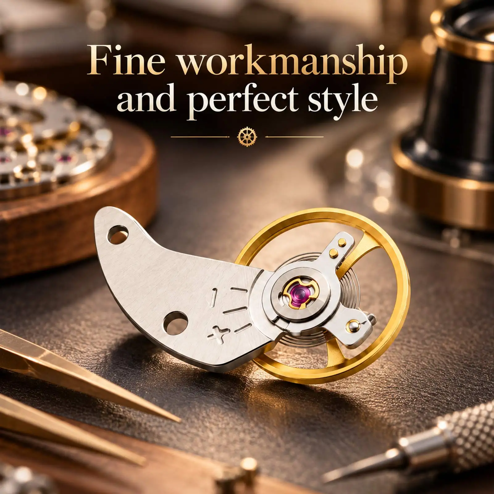 Zestaw pełnego koła balansowego do mechanizmu Seiko 46941 46943 OEM Japońskie części zamienne do naprawy mechanizmów Akcesoria do zegarków — zdjęcie produktu 3