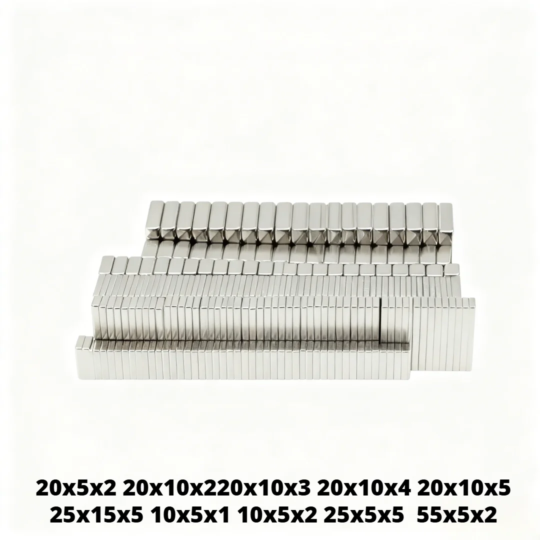 Super Strong Magnet N35 Block Magnetic NdFeB Powerful Neodymium Magnet imanes Refrigerator Magnets ﻿ 20x10x2 5x5x5 20x10x5 mm