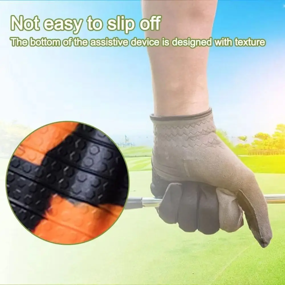 

2 pcs Enhanced Ball Control Golf Club Grip Trainer Swing Grip Pad Correct Posture Golf Club Hand Grip T-Shape Non-Slip
