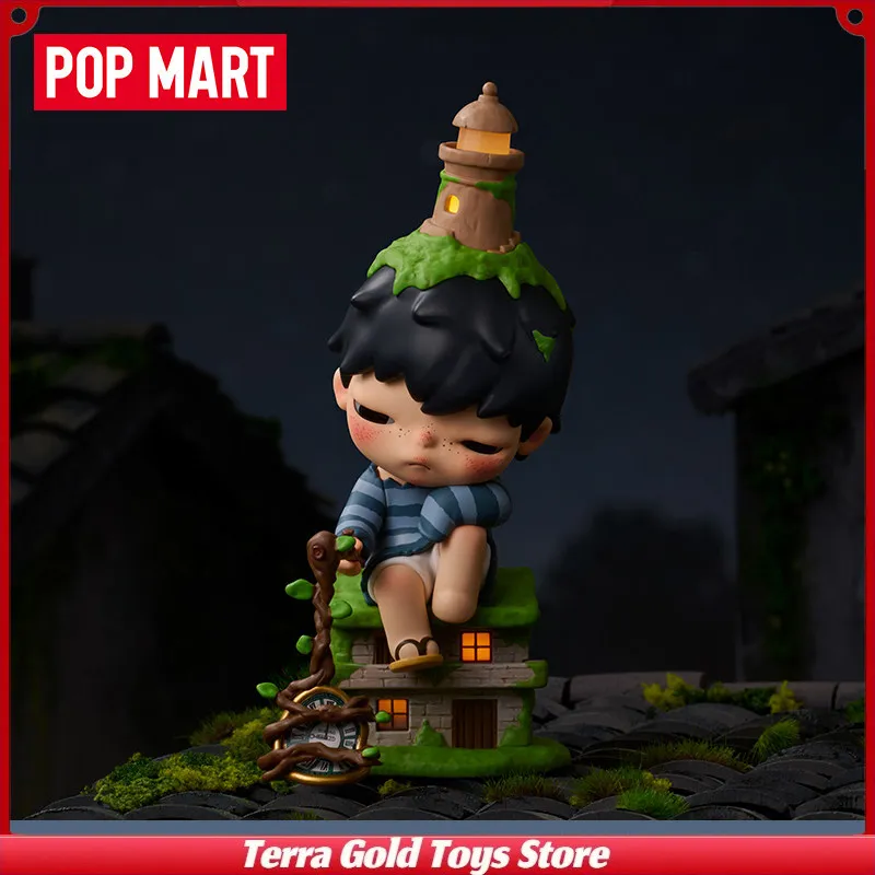 

New POPMART Hirono Behind Time Hanging Card Figure Toy Cute Collectible Decor Gift Limited Art Toy Collectible Gift For Fans