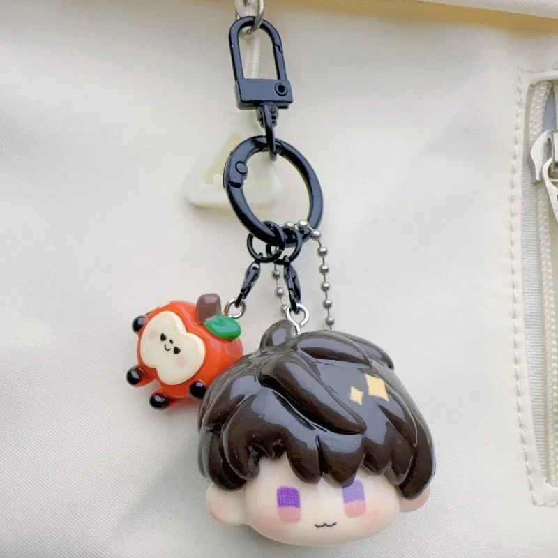 New Cartoon Love and Deepspace Caleb Xia YiZhou Apple Ins Resin Mobile Phone Pendant Backpack Hanging Handbook Decoration Gifts