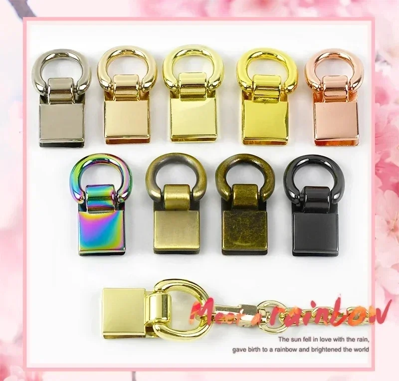 2/4/10Pcs Deepeel Bag Side Clip Buckles D Ring Belt Hook Clasp Handbag Strap Chain Connector Buckle DIY Craft Hardware Accessory