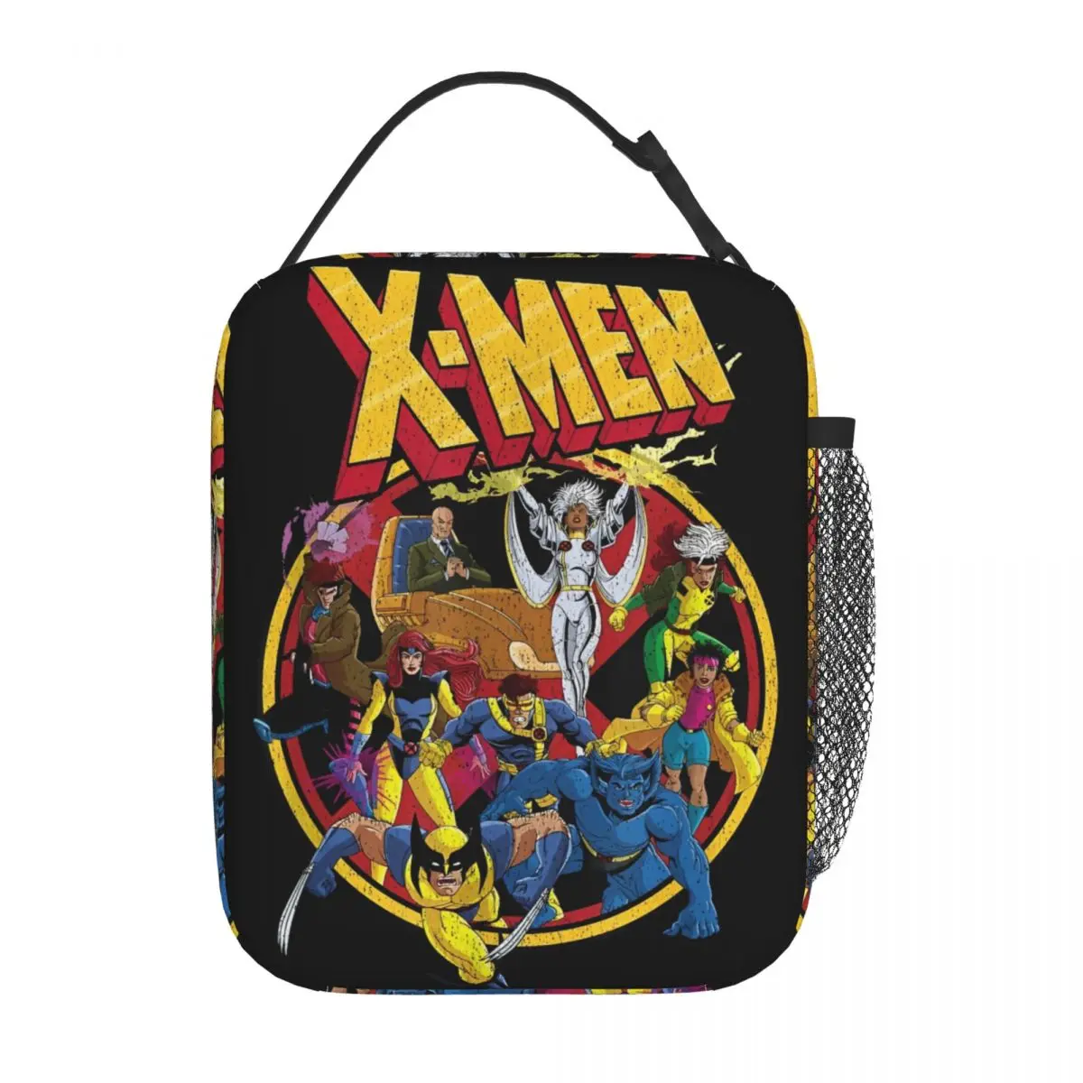 X-Men Animated Series Retro 90s Insulated Lunch Bags Food Container Reusable Thermal Cooler Lunch Boxes For Work