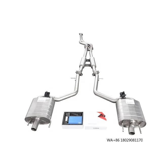 SUS 304 or Titanium Active Sound Valve Exhaust Catback System for  RC200T GS200T Gs300 2.0T MY 2015